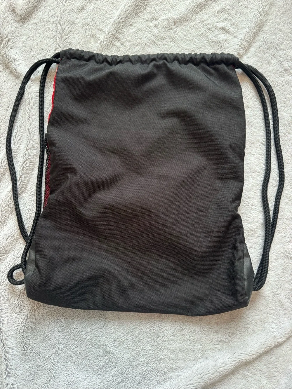 Adidas Alliance II Red Black Drawstring Backpack Sackpack‎ Gym Sports Bag